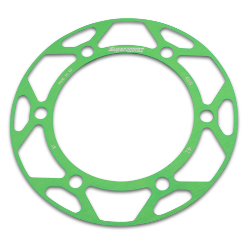 Supersprox - Supersprox Edge Disc Insert - 41T Rear Sprocket - Green - RACD-486-41-GRN