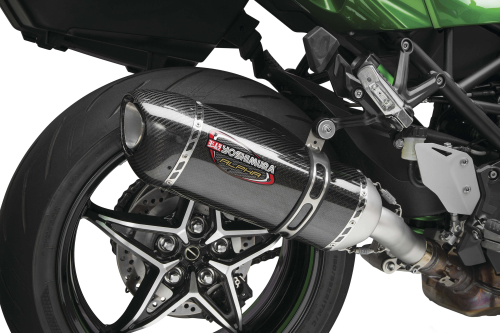 Yoshimura - Yoshimura Alpha Street Series Slip-On - Carbon Fiber Muffler - Carbon Fiber End Cap - 14210BM220