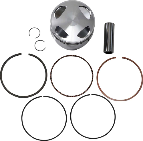 J.E. Pistons - J.E. Pistons Round Piston Kit - 2.00mm Oversize to 87.00mm, 12.0:1 Compression - 199656