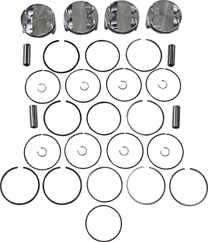 J.E. Pistons - J.E. Pistons FSR Piston Kit - 3.00mm Oversize to 84.00mm, 13.5:1 Compression - 274087