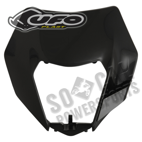 UFO Plastics - UFO Plastics Headlight Plastic - Black - KT04095001