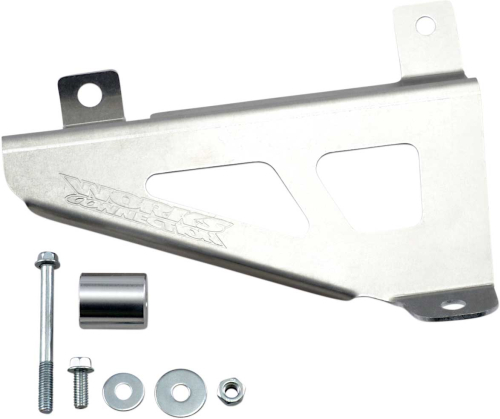 Works Connection - Works Connection Radiator Brace - Silver - 18-126