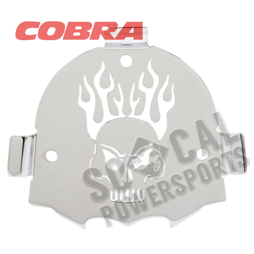 Cobra - Cobra Round Sissy Bar Insert - Skull - 02-5071