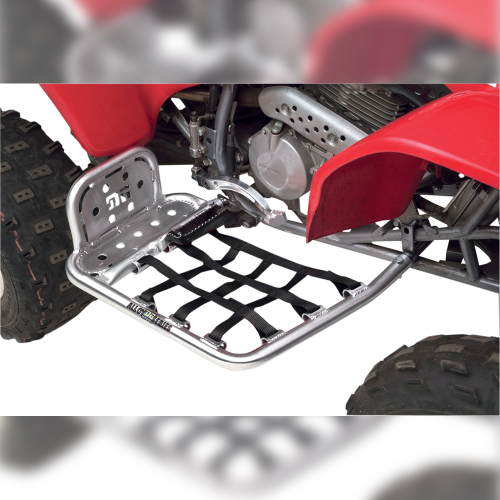 DG Performance - DG Performance HG Alloy Series Nerf Bars - Silver Bar - Black Web - 607-2130