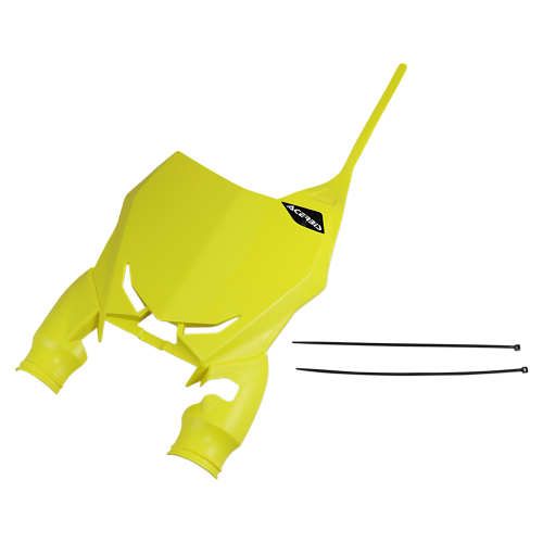 Acerbis - Acerbis Raptor Front Number Plate - Yellow/Yellow - 2689760005