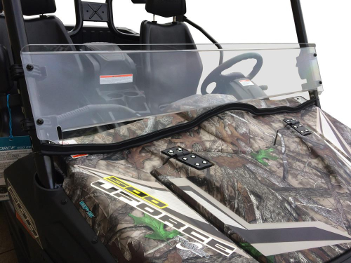 Spike Powersports - Spike Powersports Half Windscreen - Clear - 77-3150