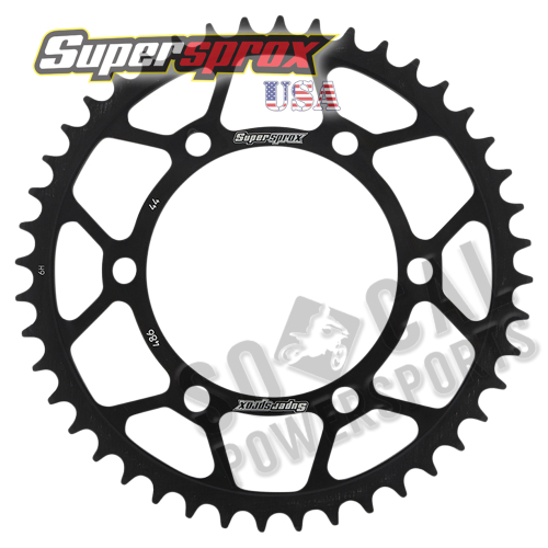 Supersprox - Supersprox Steel Rear Sprocket - 44T - RFE-486-44-BLK