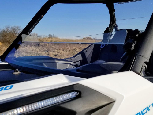 Spike Powersports - Spike Powersports Half Windscreen - Clear - 77-2650