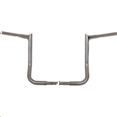Fat Baggers, Inc. - Fat Baggers, Inc. 1-1/4in. EZ Install Pointed Top Handlebars - Chrome - 905014