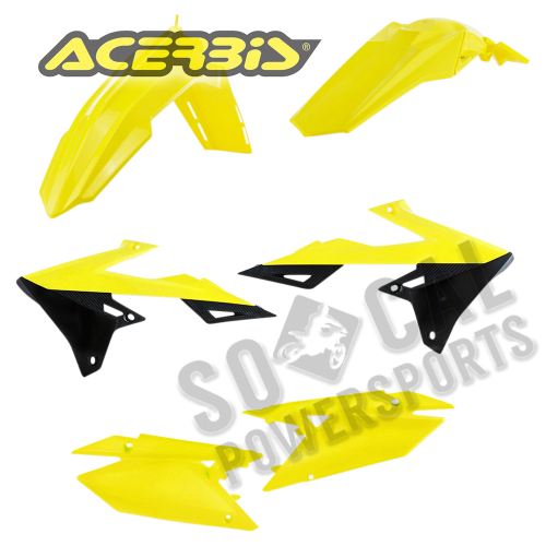 Acerbis - Acerbis Plastic Kit - Fluo Yellow - 2686544310