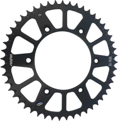 Sunstar - Sunstar Steel Rear Sprocket - 50T - Black - 5-355650BK