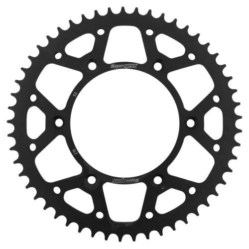 Supersprox - Supersprox Steel Rear Sprocket - 53T - RFE-210-53-BLK