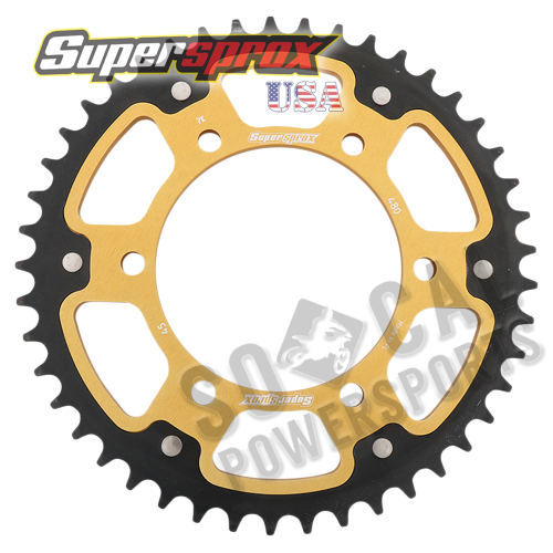 Supersprox - Supersprox Stealth Rear Sprocket - 45T - RST-480-45-GLD