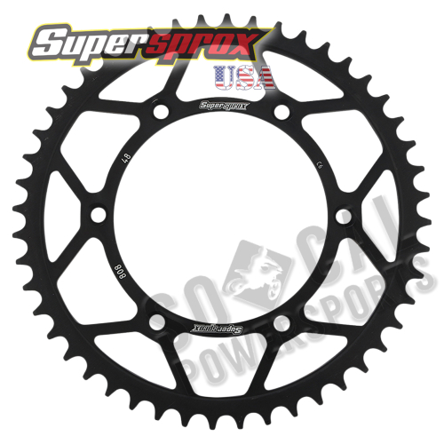 Supersprox - Supersprox Steel Rear Sprocket - 48T - RFE-808-48-BLK