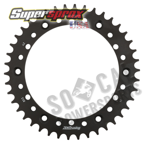 Supersprox - Supersprox Steel Rear Sprocket - 42T - RFE-853-42-BLK
