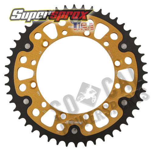 Supersprox - Supersprox Stealth Rear Sprocket - 48T - RST-460-48-GLD