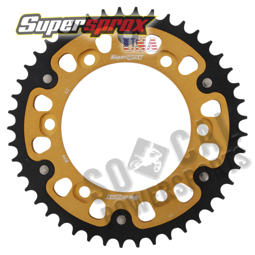 Supersprox - Supersprox Stealth Rear Sprocket - 45T - RST-899-45-GLD