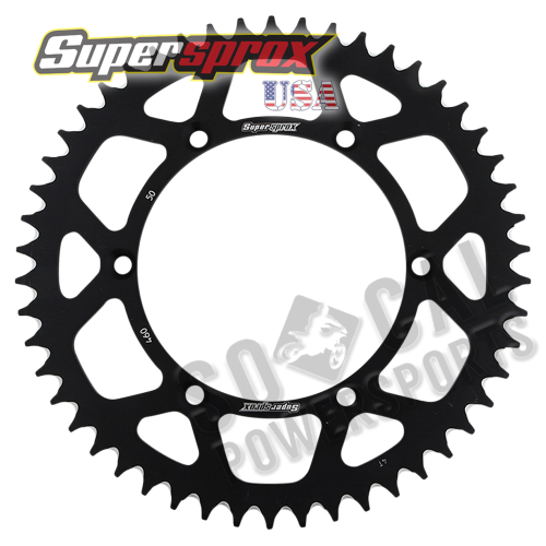 Supersprox - Supersprox Aluminum Rear Sprocket - 50T - RAL-460-50-BLK