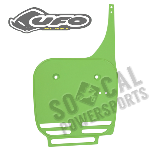 UFO Plastics - UFO Plastics Front Number Plate - KX Green - KA02742026