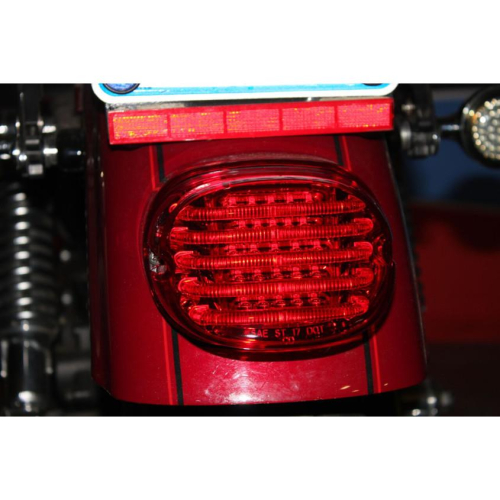 Custom Dynamics - Custom Dynamics Probeam LED Taillight without License Plate Illumination Window - Red - PB-TL-LP-R