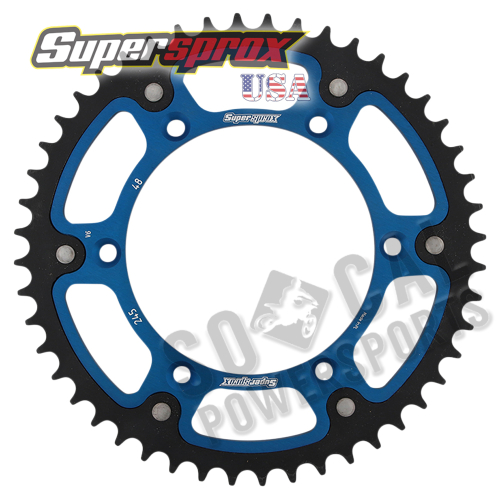 Supersprox - Supersprox Stealth Rear Sprocket - 48T - RST-245-48-BLU