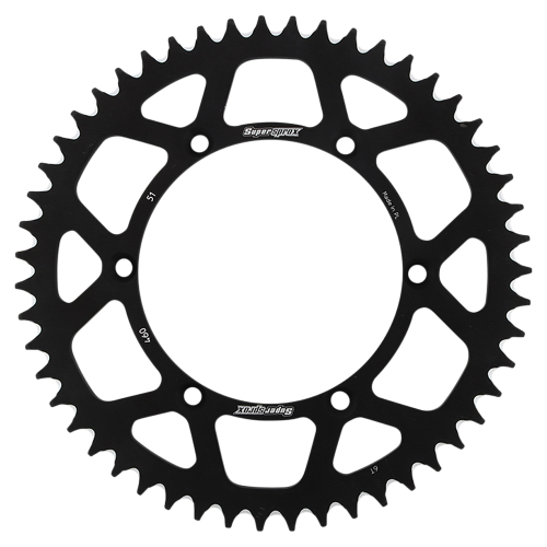 Supersprox - Supersprox Aluminum Rear Sprocket - 51T - RAL-460-51-BLK