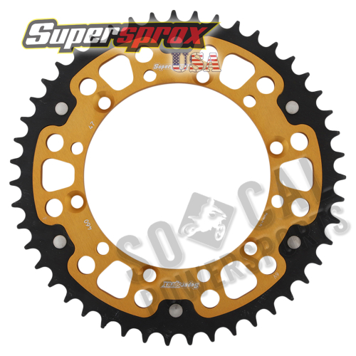 Supersprox - Supersprox Stealth Rear Sprocket - 47T - RST-460-47-GLD
