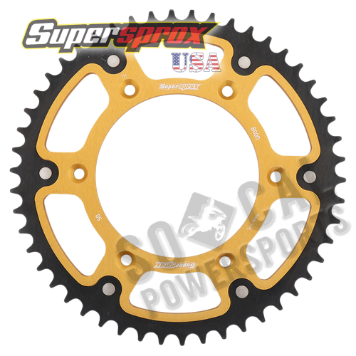 Supersprox - Supersprox Stealth Rear Sprocket - 50T - RST-8000-50-GLD
