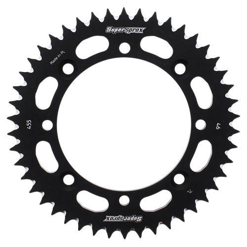 Supersprox - Supersprox Aluminum Rear Sprocket - 46T - RAL-455-46-BLK