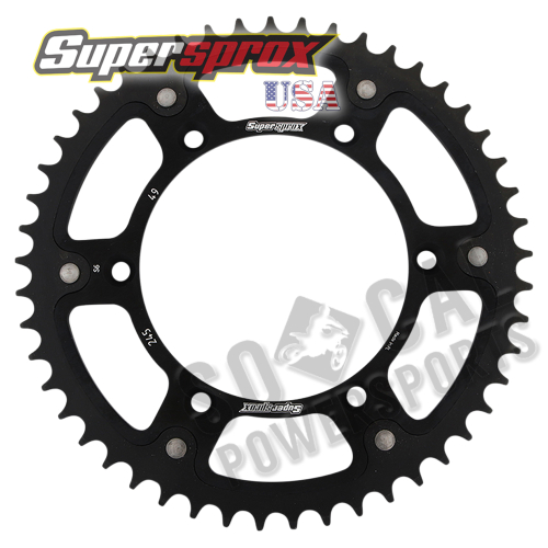 Supersprox - Supersprox Stealth Rear Sprocket - 49T - RST-245-49-BLK