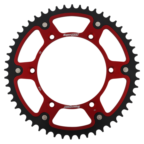 Supersprox - Supersprox Stealth Rear Sprocket - 52T - RST-1512-52-RED