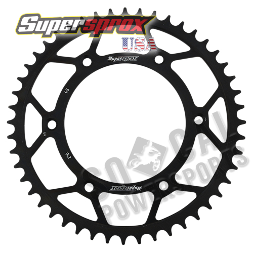 Supersprox - Supersprox Steel Rear Sprocket - 48T - RFE-210-48-BLK