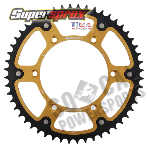 Supersprox - Supersprox Stealth Rear Sprocket - 52T - RST-245-52-GLD