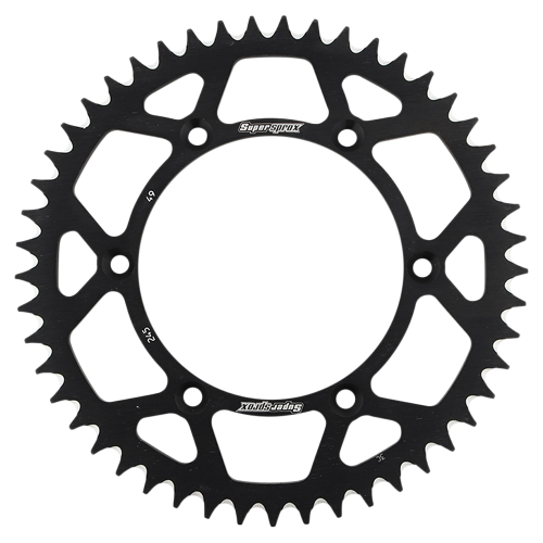 Supersprox - Supersprox Aluminum Rear Sprocket - 49T - RAL-245-49-BLK
