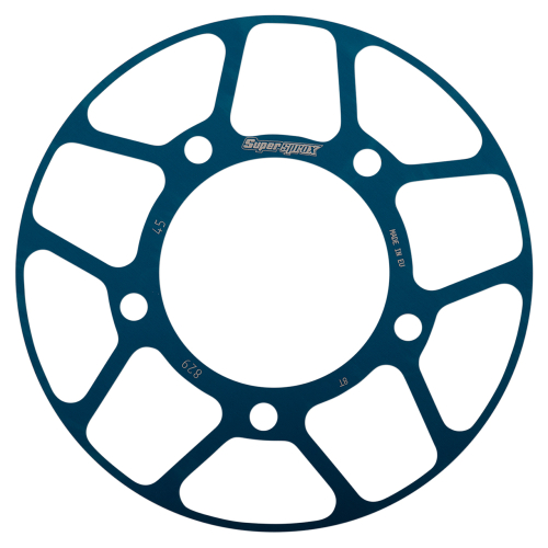 Supersprox - Supersprox Edge Disc Insert - 45T Rear Sprocket - Blue - RACD-829-45-BLU