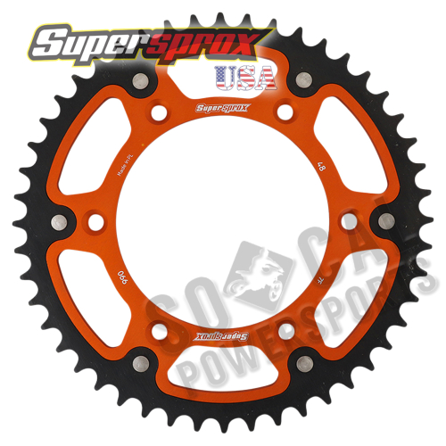 Supersprox - Supersprox Stealth Rear Sprocket - 48T - RST-990-48-ORG