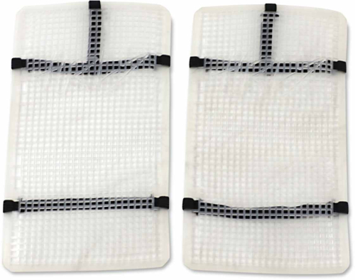 Moose Racing - Moose Racing Mud Radiator Cover - White - 1901-0798