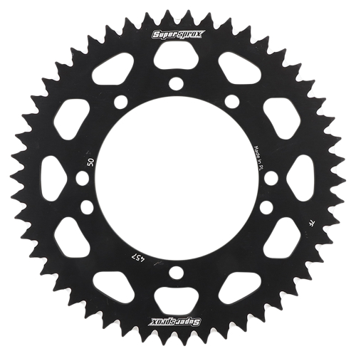Supersprox - Supersprox Aluminum Rear Sprocket - 50T - RAL-457-50-BLK