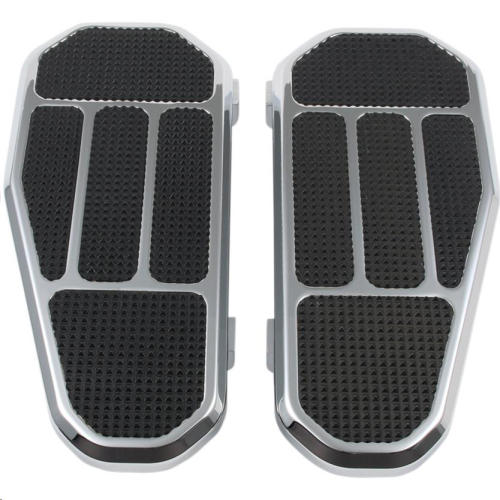 GMA Engineering - GMA Engineering Boot Hill Driver Floorboards - Chrome - GMA-FB-200C