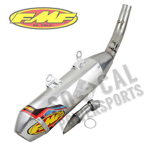 FMF Racing - FMF Racing Factory 4.1 RCT Full System - Blue Titanium Muffler - Carbon End Cap - 043367