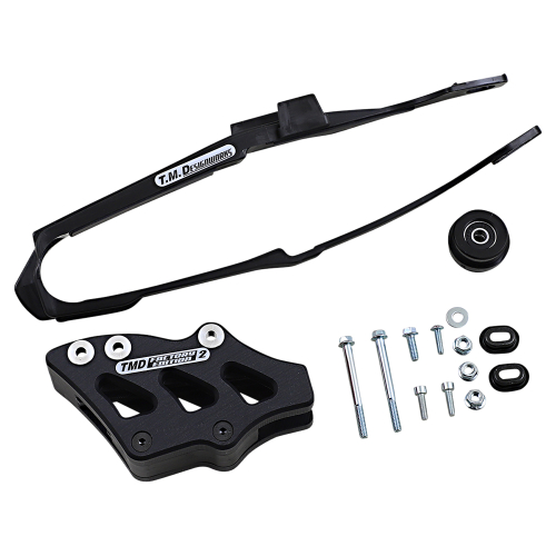 T.M. Designworks - T.M. Designworks Dirt Cross Multi-Purpose Chain Slide-N-Guide Kit FE2 Guide - Black - DCK-OR11-BK
