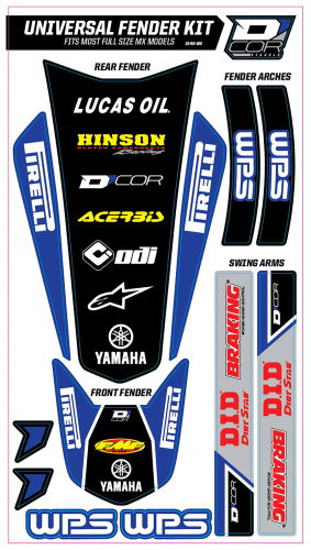 DCOR - DCOR Universal Rear Fender Trim Kit - Full Size - Yamaha - 15-50-102