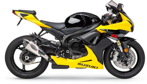 Yoshimura - Yoshimura Alpha T Street Series Works Finish Slip-On - Stainless Steel Muffler - 11750BP520
