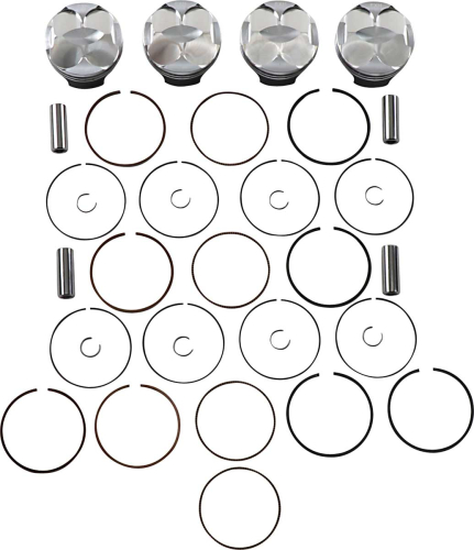 J.E. Pistons - J.E. Pistons FSR Piston Kit - 2.00mm Oversize to 69.00mm, 13.1:1 Compression - 262318