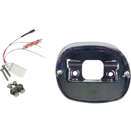 Custom Dynamics - Custom Dynamics Taillight Baseplate - Chrome - TL-BASE99-C