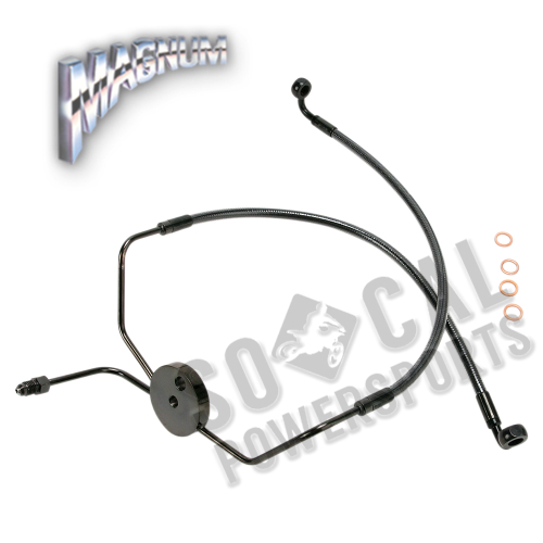 Magnum - Magnum Black Pearl Designer Series Front Lower Brake Line Kit - 47005