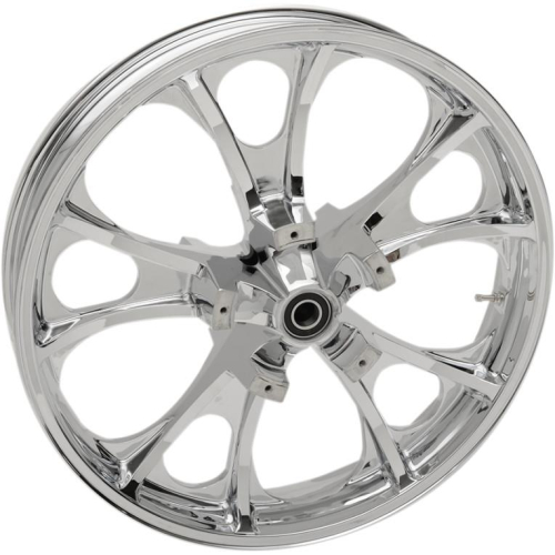 Coastal Moto - Coastal Moto Precision Cast Largo 3D Front Wheel - 21 x 3.5in. - Chrome - 3D-LGO213CH