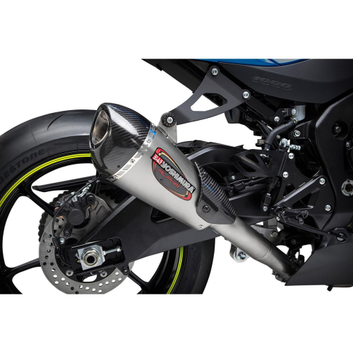 Yoshimura - Yoshimura Alpha T Race Series Works Finish Full System Exhaust - Stainless Steel Muffler - 11182AP520