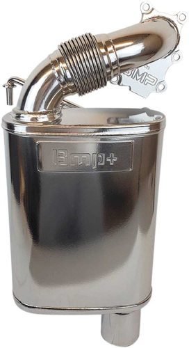 BikeMan Performance - BikeMan Performance Full Velocity Slip On Muffler - Ceramic Chrome - 02-126-SC