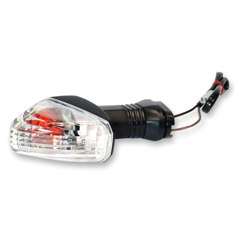 K&S Technologies - K&S Technologies Turn Signal - Rear Left - Black/Clear Lens - 25-2304C